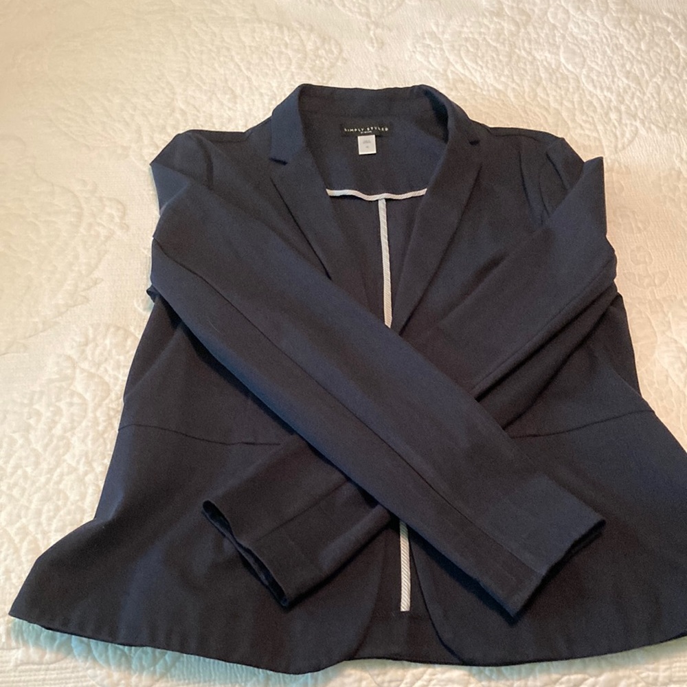 Women’s sears navy blue blazer size 14